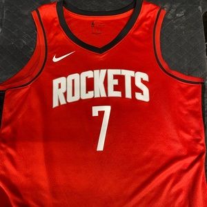 Mens New Without Tags Xl Nike Red Houston Rockets NBA Jersey
